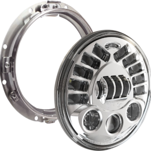 Adaptive Headlight with Mount - 7" - Chrome