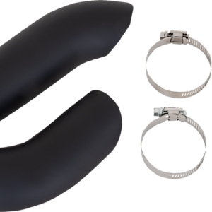Hi-Output RR Heat Shield Kit - Black - Stainless Steel
