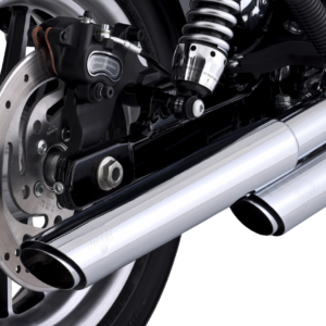 3" Twin Slash Slip-On Muffler - Chrome