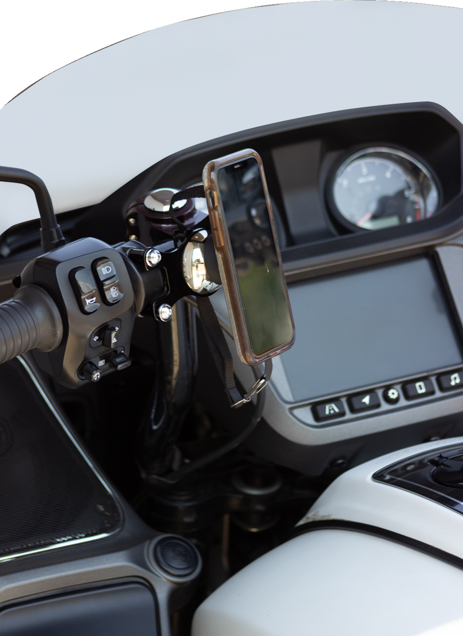 iOmount™ for Indian - Ambidextrous Mount - Black - Challenger/Pursuit