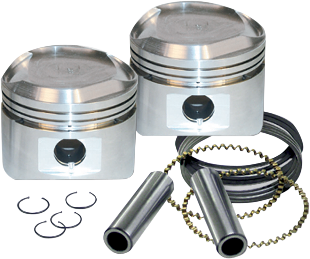 Piston Kit - For 89" Stroker Kits & Super Stock® Heads - 3.500" - Standard