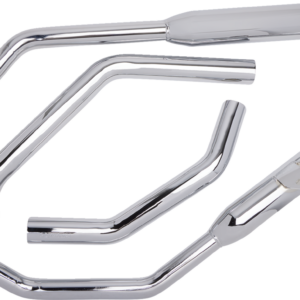 Classic Slashcut Exhaust - Chrome
