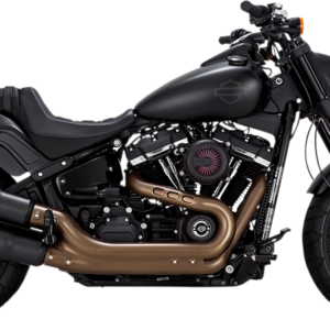 Black Hi-Output Mufflers - Black - FXFB/FXFBS
