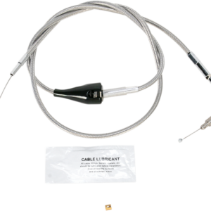 Stainless Steel Idle Cable - Cruise - +8" - '02-'07 FLH