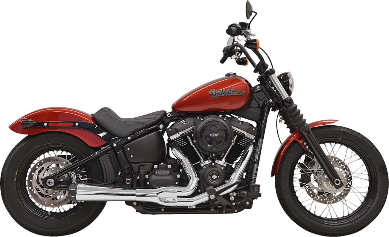 2-into-1 Road Rage III Exhaust System - 49-State - Chrome