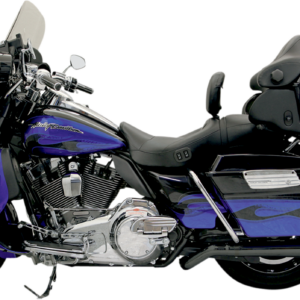 Pseudo Left-Side Megaphone Muffler - Black - '09-'16 FL