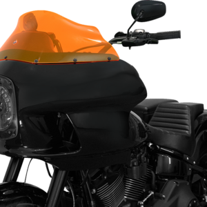 Ice Flare® Windshield - 9" - Orange Ice - FXRP Fairing