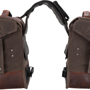 Throw-Over Saddlebag - Dark Oak