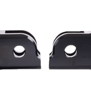 Mini Aggressor Floorboards - Black - Front