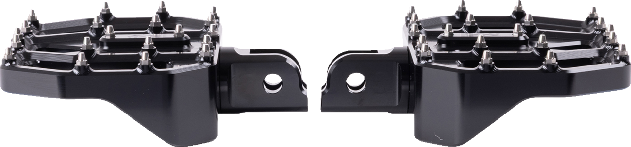 Mini Aggressor Floorboards - Black - Front