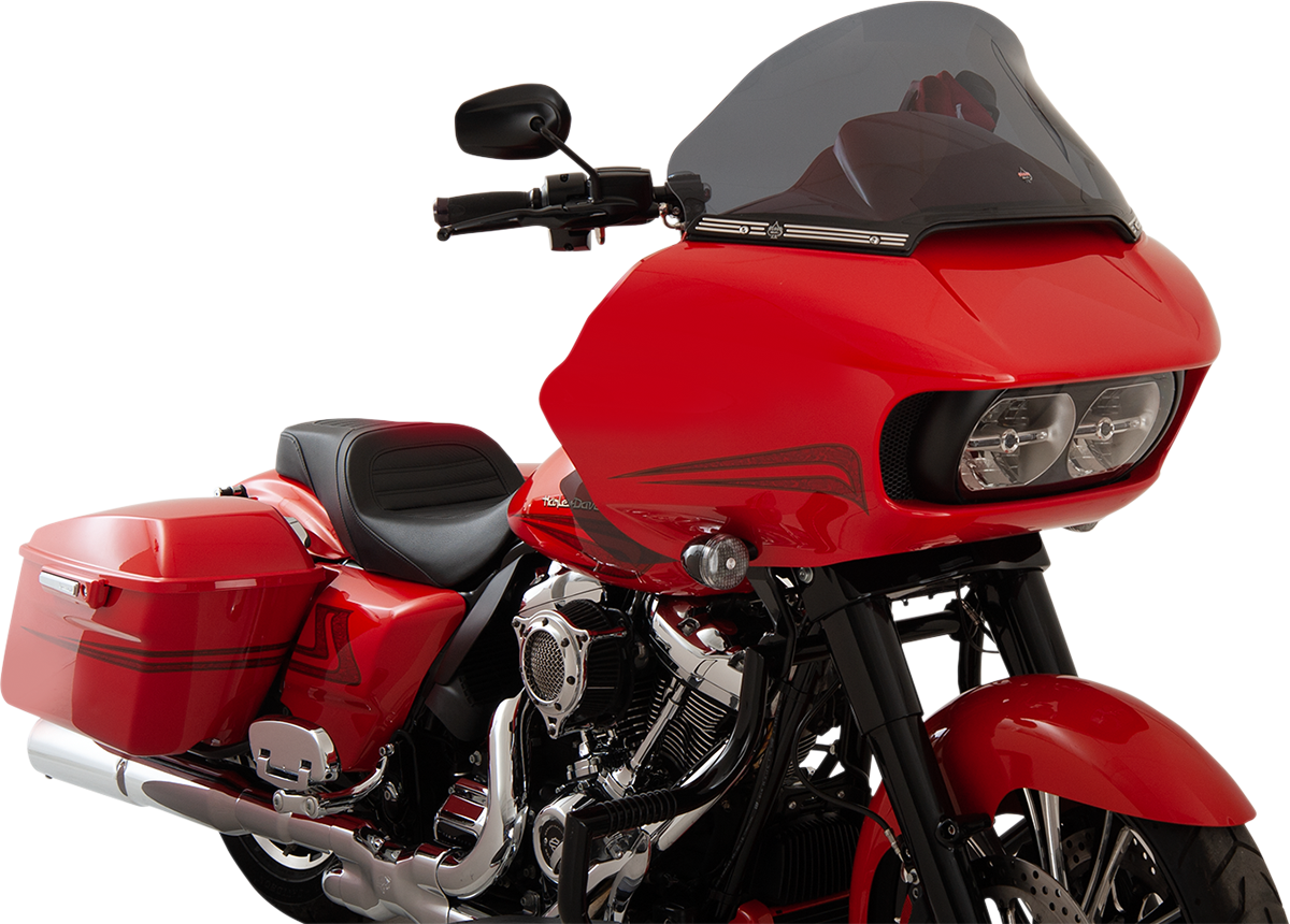Pro-Touring Flare® Windshield - 12" - Dark Smoke - '15-'25 FLTR