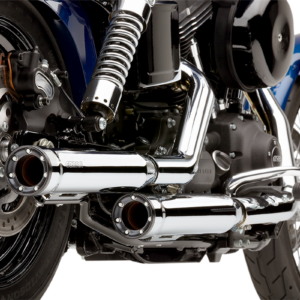 3" RPT Mufflers for '95-'17 FXD - Chrome