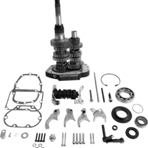 Gear Set - Overdrive/6-Speed - Black - Softail/Dyna/FXR