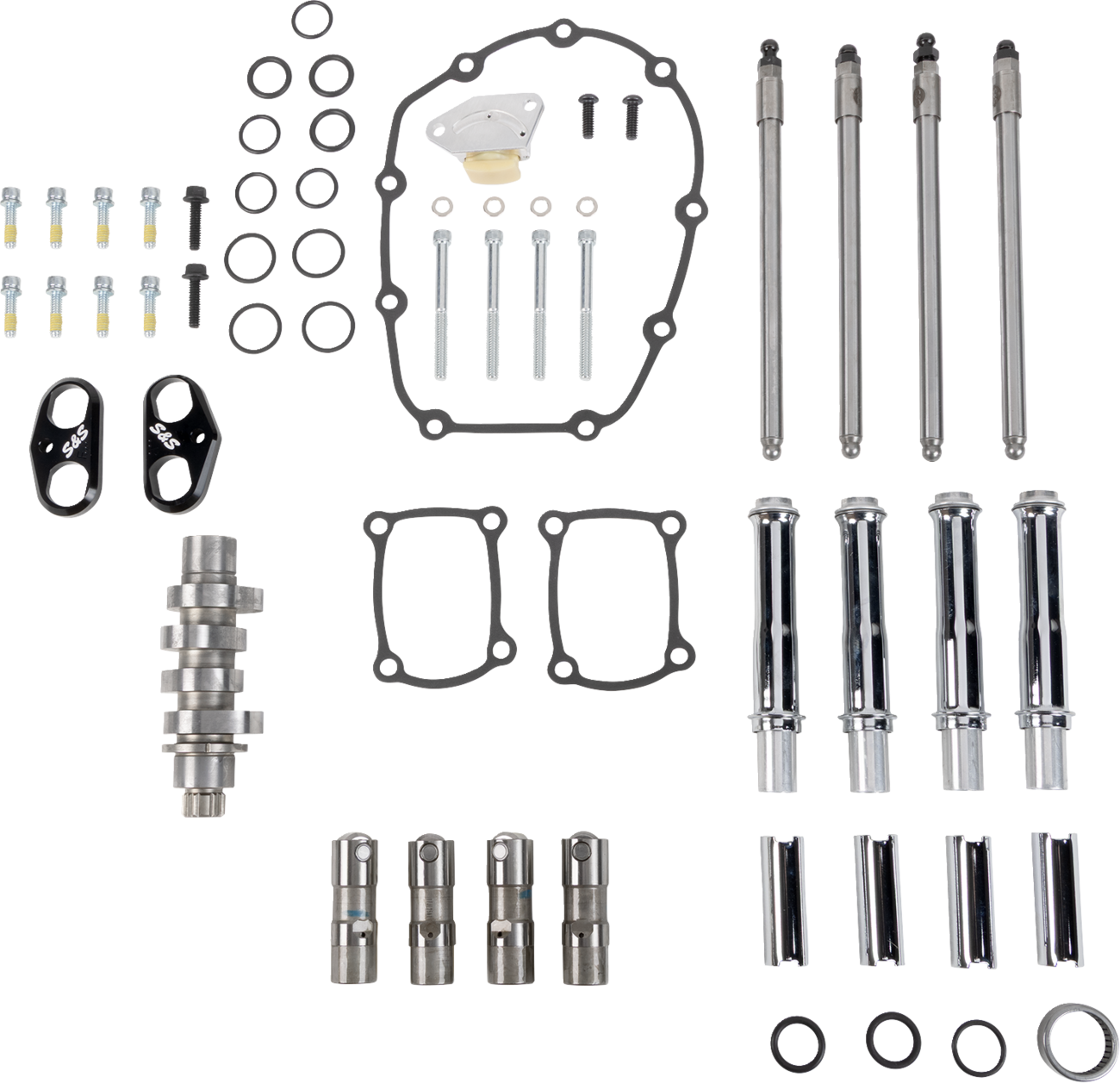 Camshaft Kit - 496 Chain Drive - Chrome Pushrod Tubes - M8