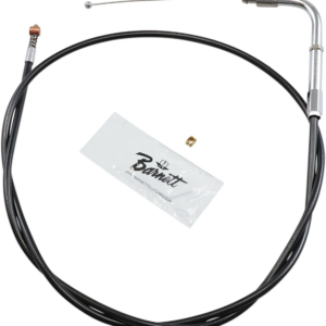 Black Vinyl Idle Cable - +6" Size - 38" Length
