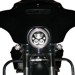 LED Headlight - 7" - Black
