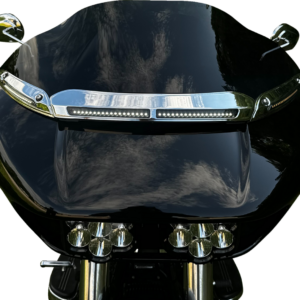 LED Windshield Trim - Chrome
