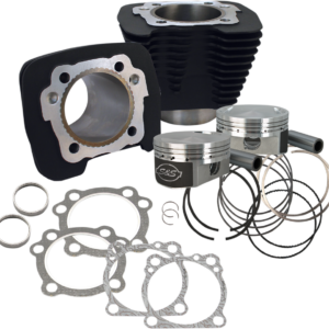 Cylinder Kit - 1200 cc Conversion - 10.3:1 Compression Ratio - Wrinkle Black - XL