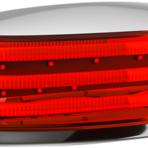 Fender Tip Light - LED - Red Lens - Chrome