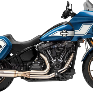 2-into-1 Stainless Exhaust System with 4" Super Bike Muffler