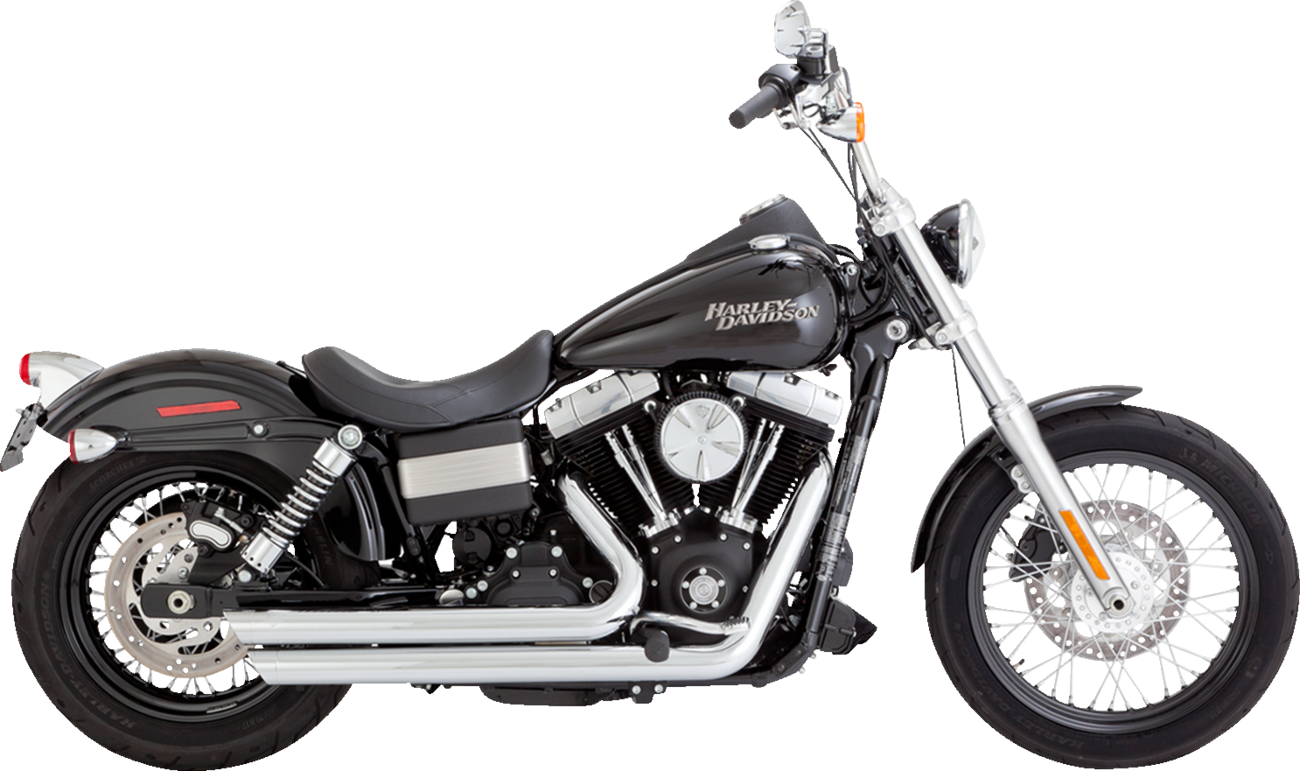 Big Shots Staggered Exhaust System - Chrome