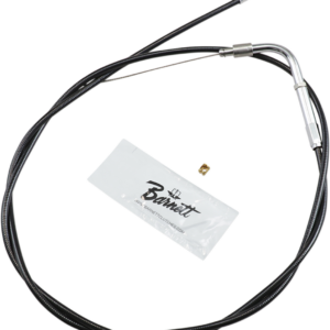 Black Vinyl Idle Cable - +6" Size - 48-1/2" Length
