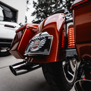 License Plate Mount - Chrome