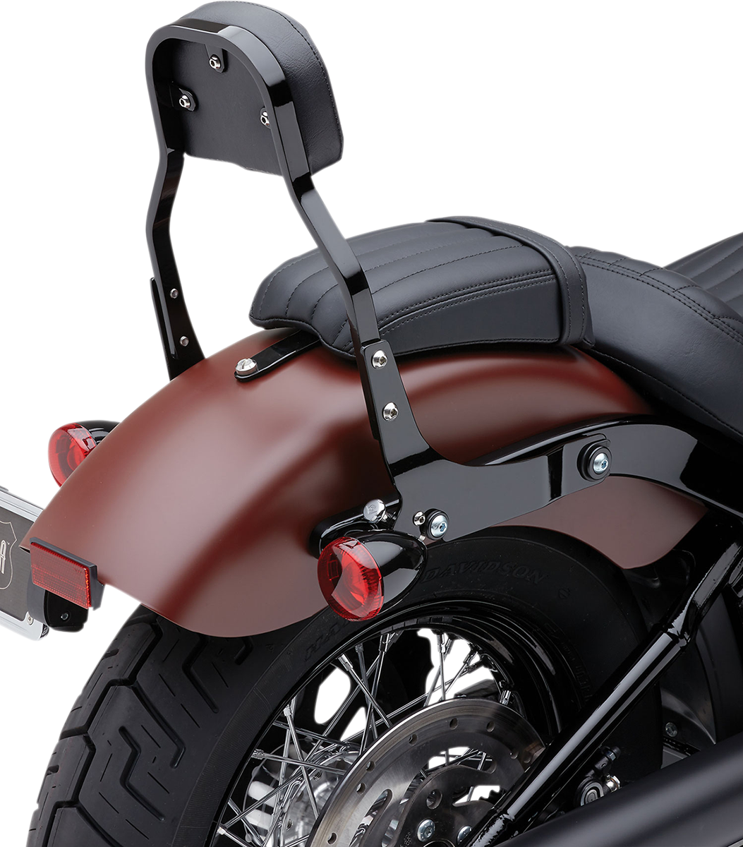 Backrest Kit - 11" - Black - FLHC/S