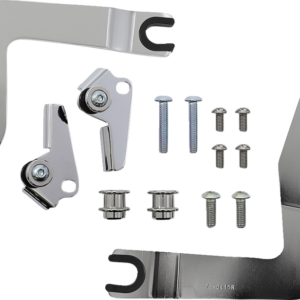 Backrest Kit - 14" - Chrome - Softail