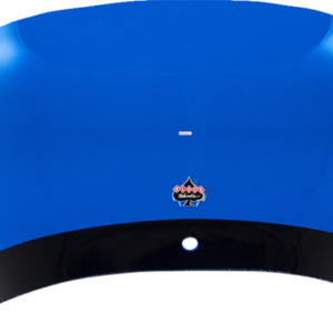 Kolor Flare® Windshield - 8" - Blue - '98-'13 FLTR