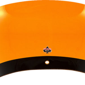 Kolor Flare® Windshield - 8" - Orange - '98-'13 FLTR