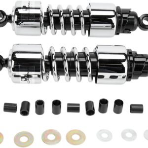 Shocks - 11.5" - 412 Cruiser Series - Chrome - Heavy Duty