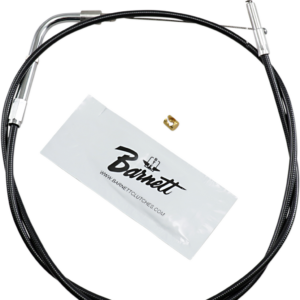 Black Vinyl Idle Cable - +6" Size - 37" Length
