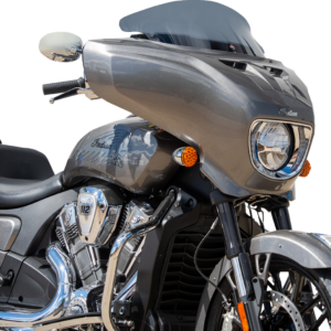 Flare® Windshield - 9" Dark Smoke - Chieftain PowerPlus/Roadmaster PowerPlus
