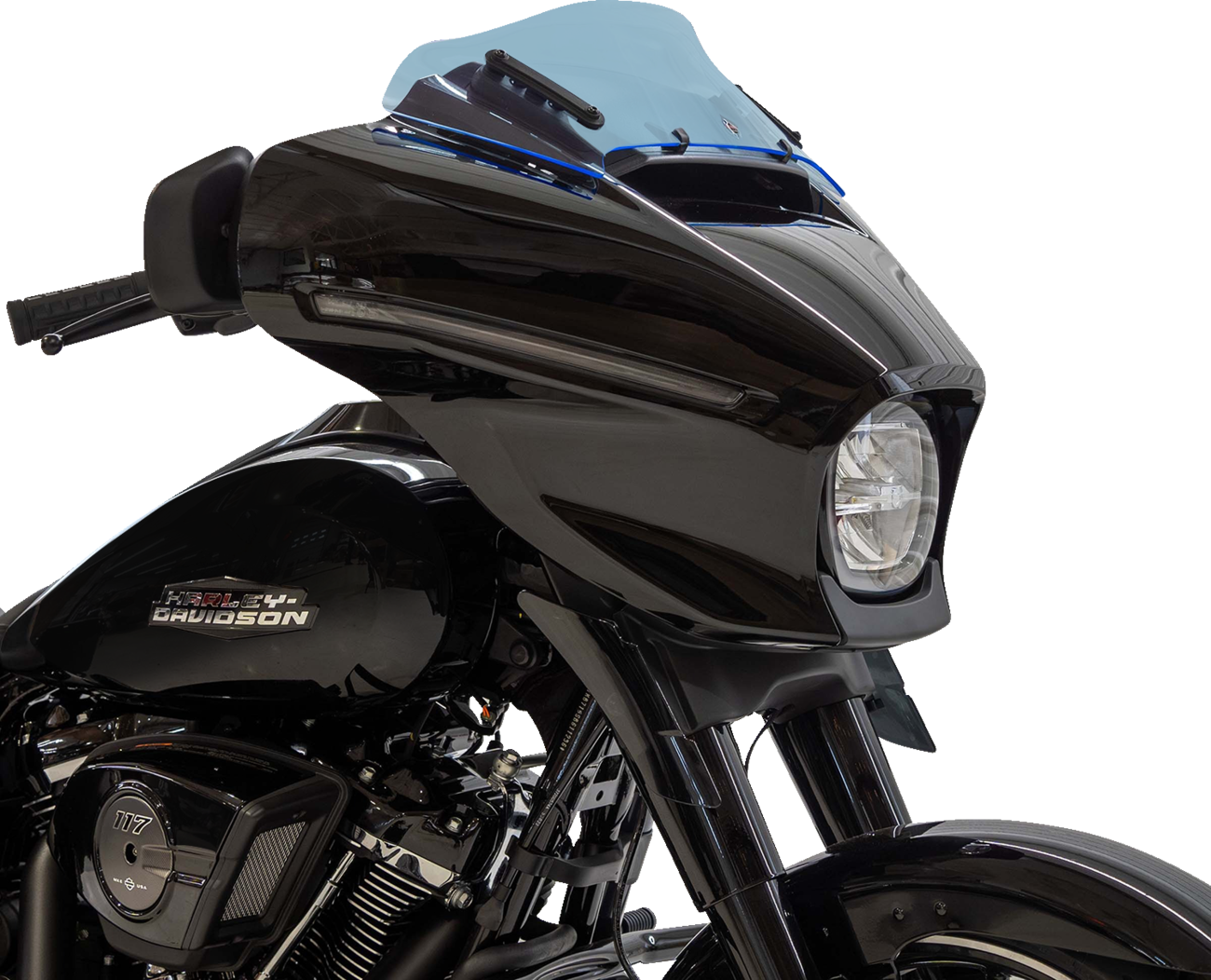 Ice Flare® Windshield - 6-1/2" - Blue Ice - FLHX