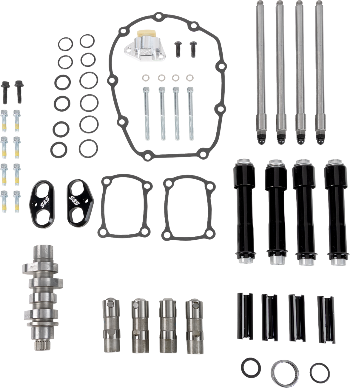 Camshaft Kit - 496 Chain Drive - Black Pushrod Tubes - M8