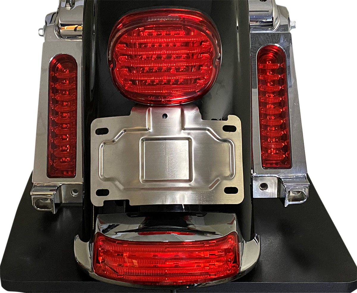 License Plate Mount/Relocation - Chrome