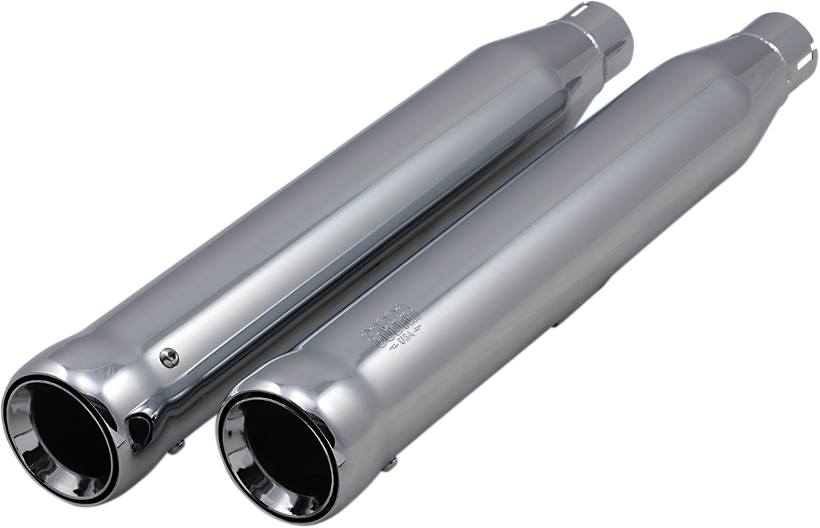 Neighbor Hater Slip-On Mufflers - 3" - Chrome - Fat Boy