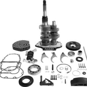 Direct Drive Gear Set - 6-Speed - Black - '90-'97 Softail/Dyna