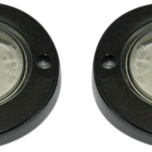 ProBEAM® Flat Bezel Turn Signal Adapters - Black/Smoke