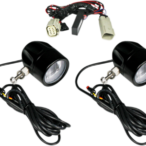 Fog Light - Black - Clear Lens