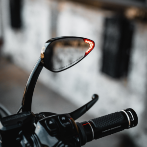 Mirrors - Side View - with LED Turn Signal - Chrome - Pair
