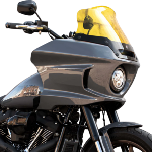 Kolor Flare® Windshield - 8" - Yellow - '22-'25 FXLRST