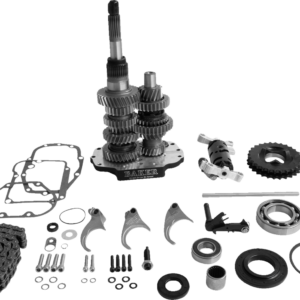 Direct Drive Gear Set - 6-Speed - Black - '98-'00 Touring/FXR