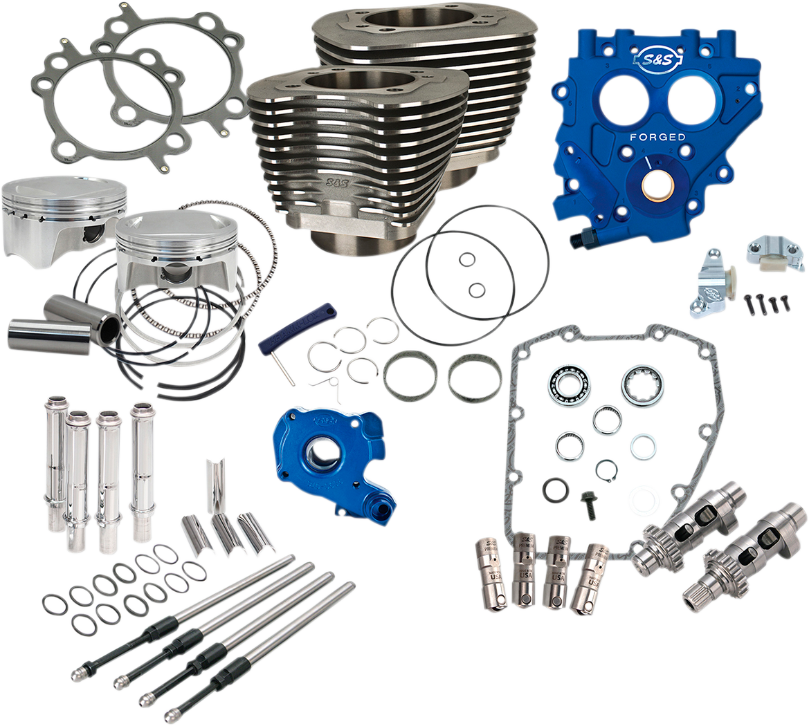 100" Power Package - 585CE - Chain Drive - Wrinkle Black - Twin Cam 88