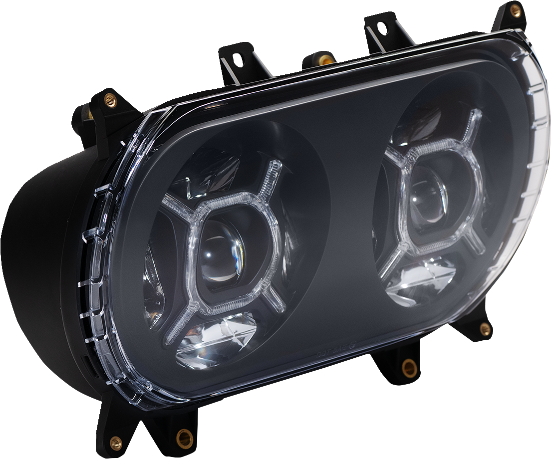 LED Headlight - Black - FLTR