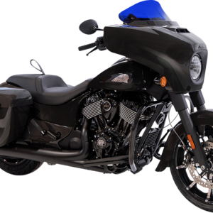 Kolor Flare® Windshield - 10" - Blue - '14-'26 Indian