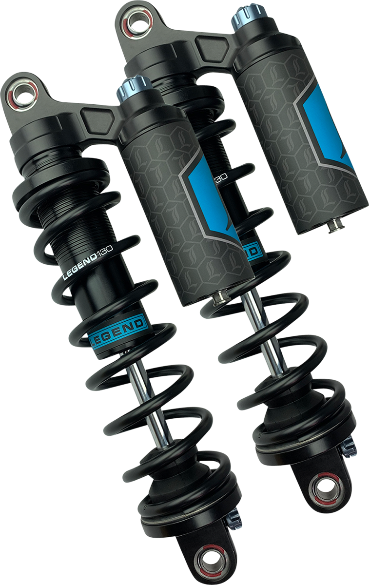 REVO ARC Piggyback Shocks - 14" - Standard - Black - '84-'00 FXR