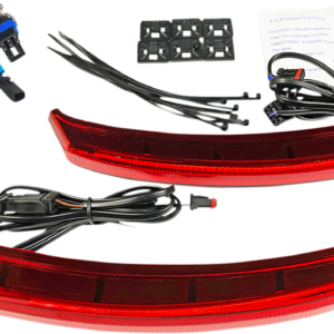 Saddle Bag Lights - Red Lens - Indian