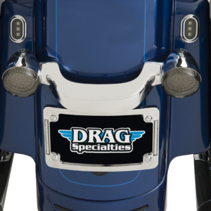 Tri-Radius License Plate Frame with Flushmount LEDs - Chrome